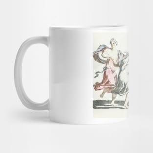 Four Dancing Women by Johan Teyler (1648-1709). Mug